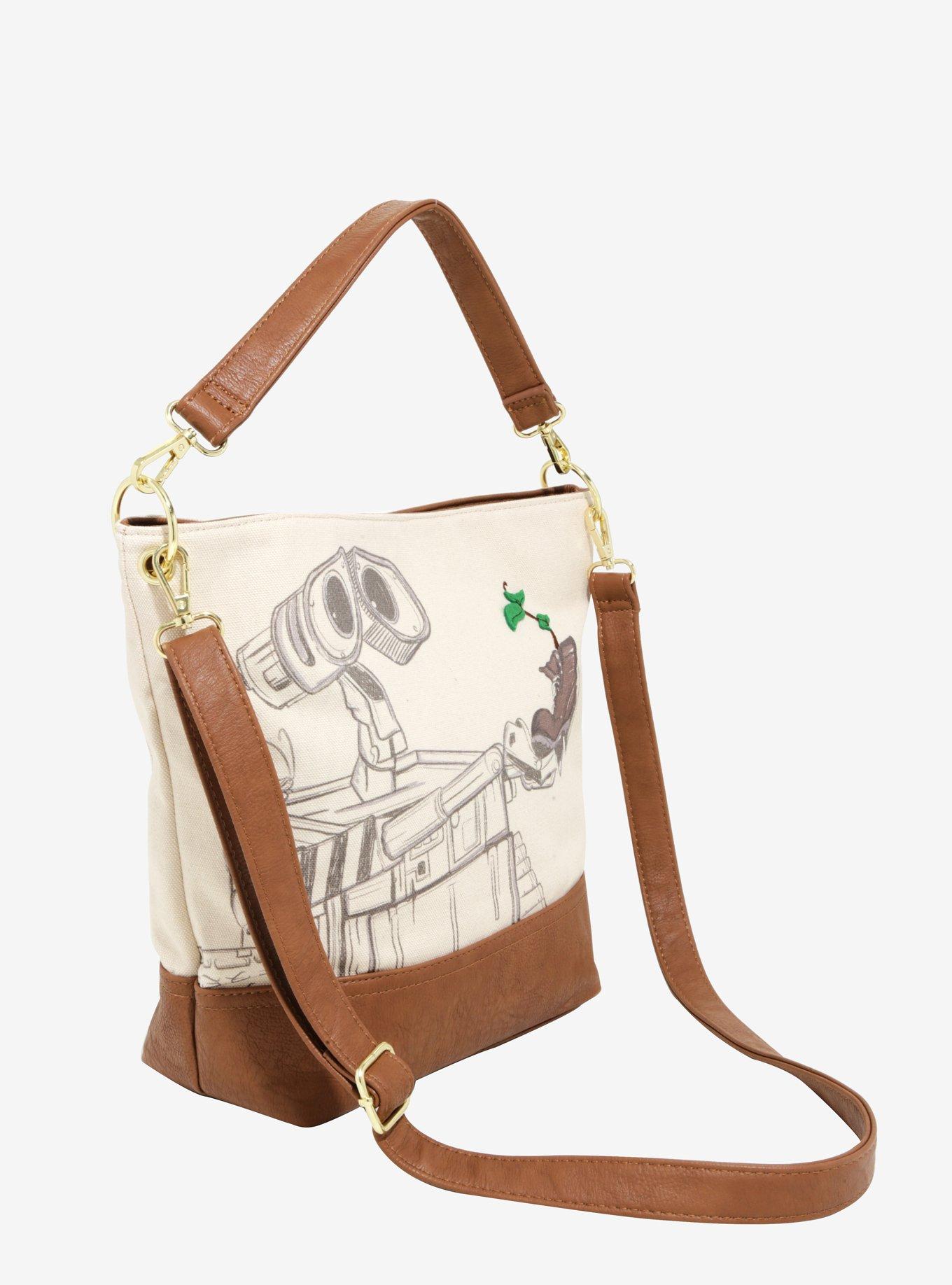 Loungefly Disney Pixar WALL-E Sketch Boot Crossbody Bag, , alternate