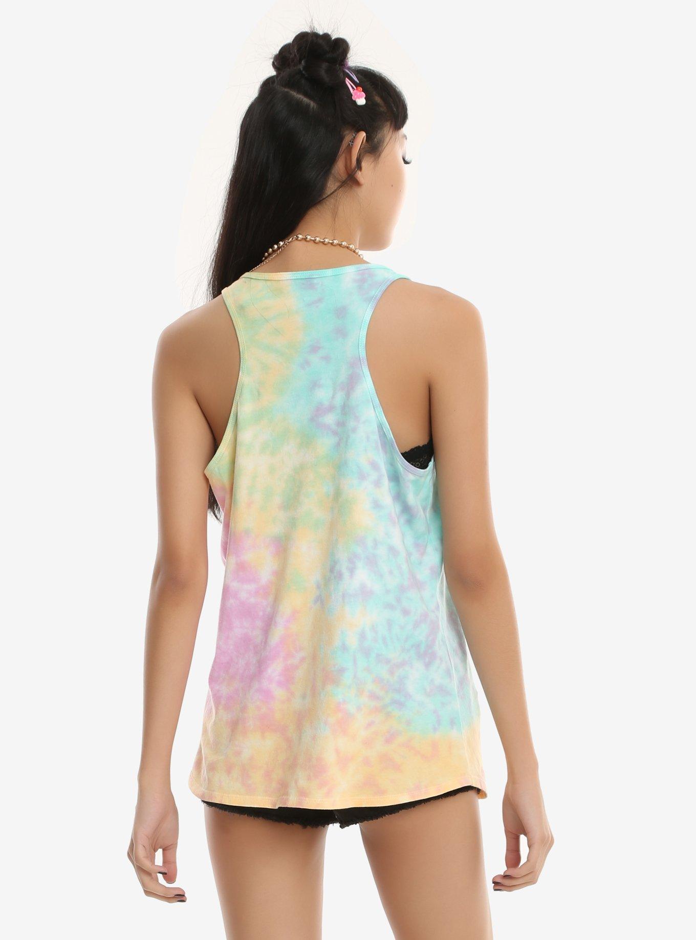 Tokidoki Mermicorno Marina Tie Dye Foil Girls Tank Top, , alternate