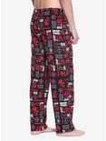 Marvel Deadpool Logos Guys Pajama Pants, , alternate