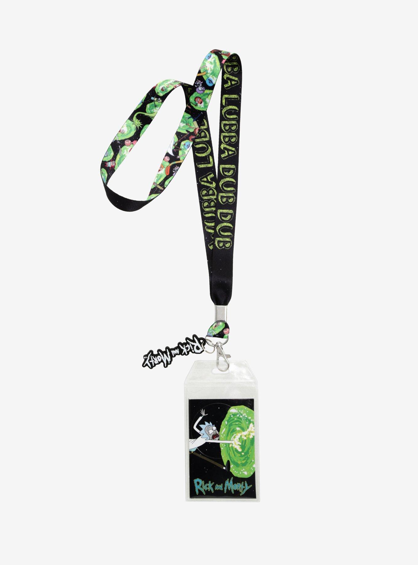 Rick And Morty Wubba Lubba Dub Dub Lanyard, , alternate