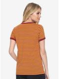 Harry Potter Gryffindor Striped Womens Ringer Tee - BoxLunch Exclusive, , alternate