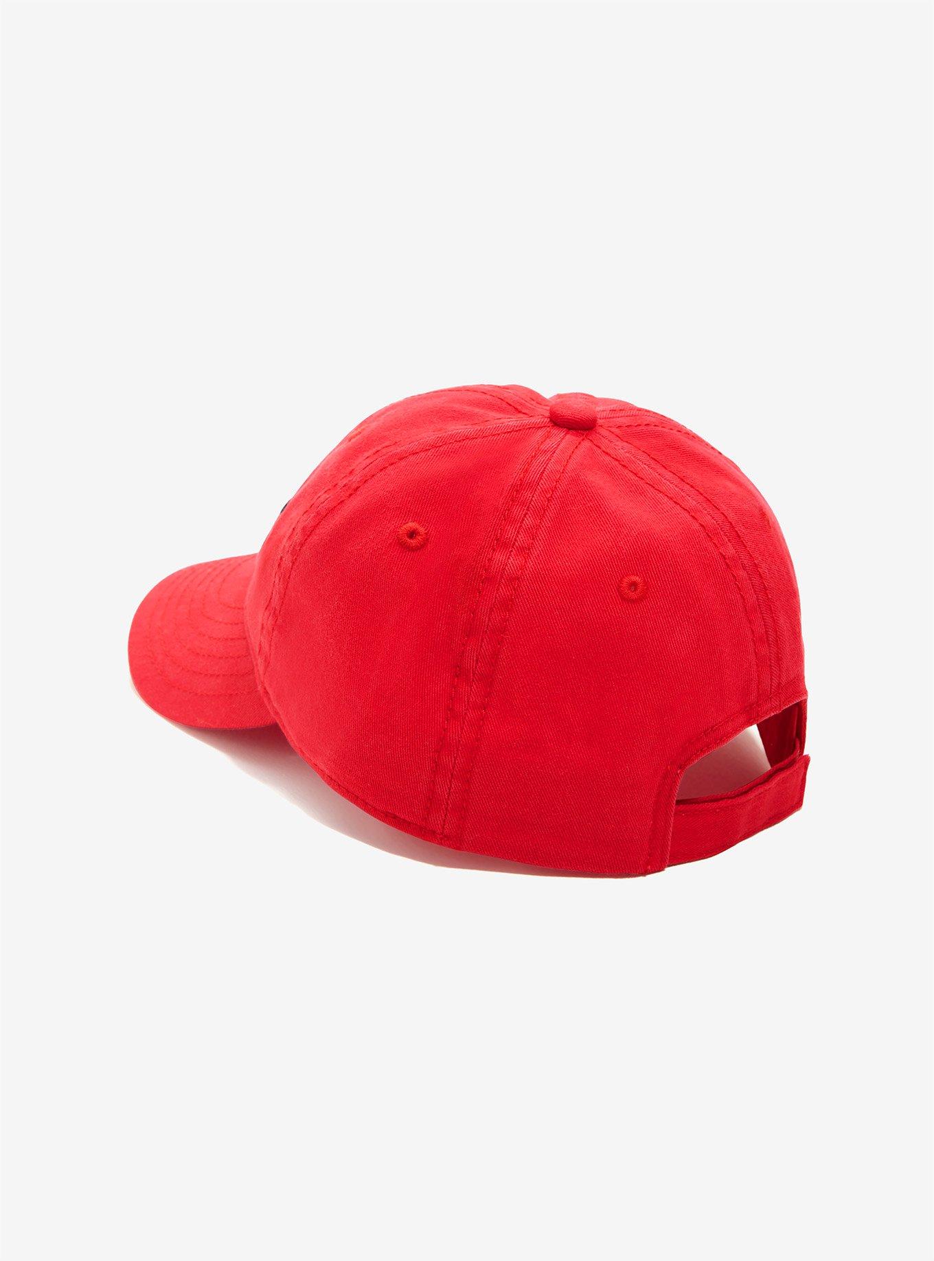 Disney Minnie Mouse Red Flower Toddler Dad Hat - BoxLunch Exclusive, , alternate