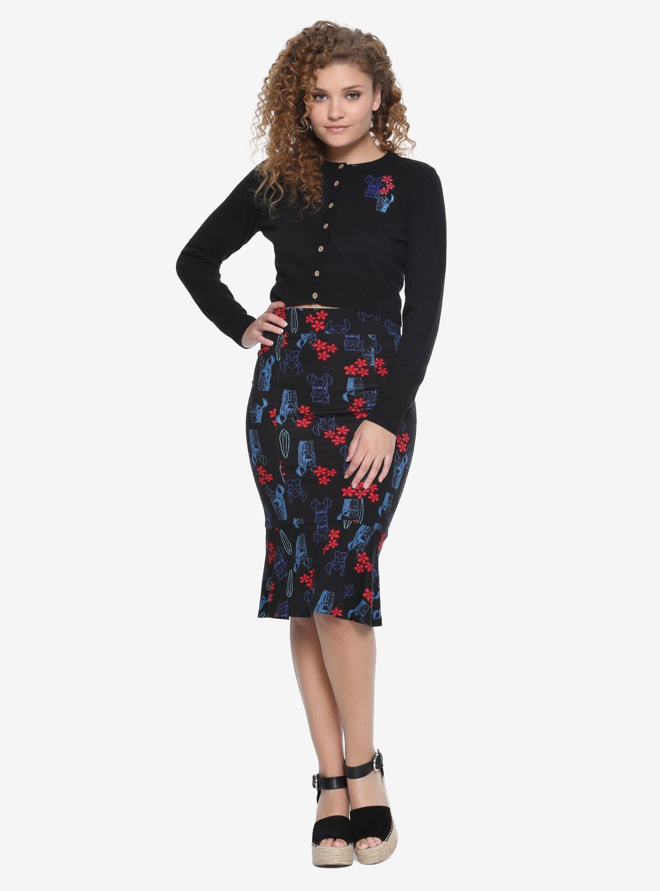 Disney Lilo & Stitch High-Waisted Wiggle Skirt, , alternate