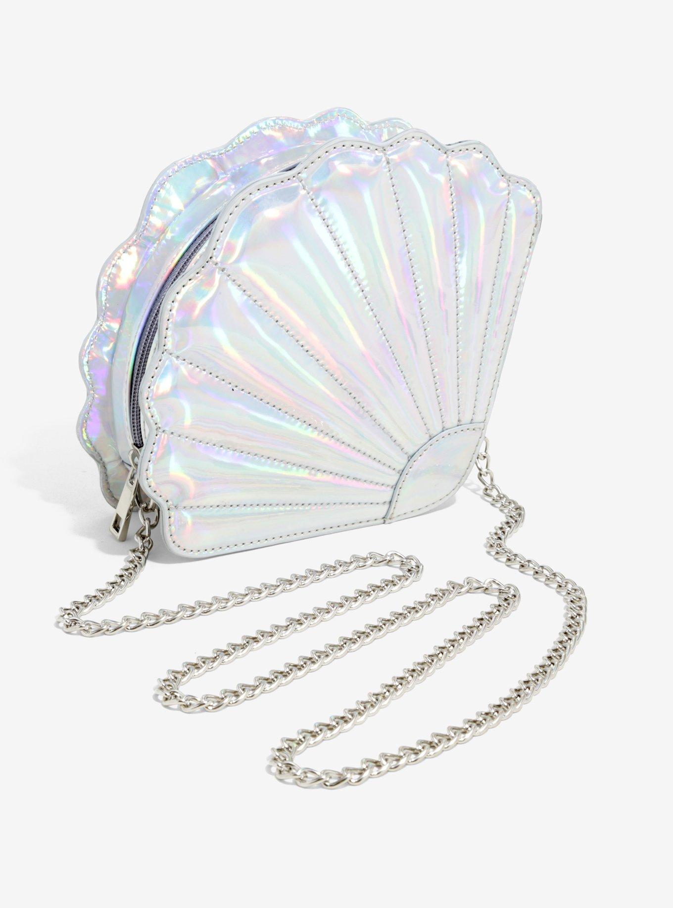 Seashell Holographic Crossbody Bag, , alternate