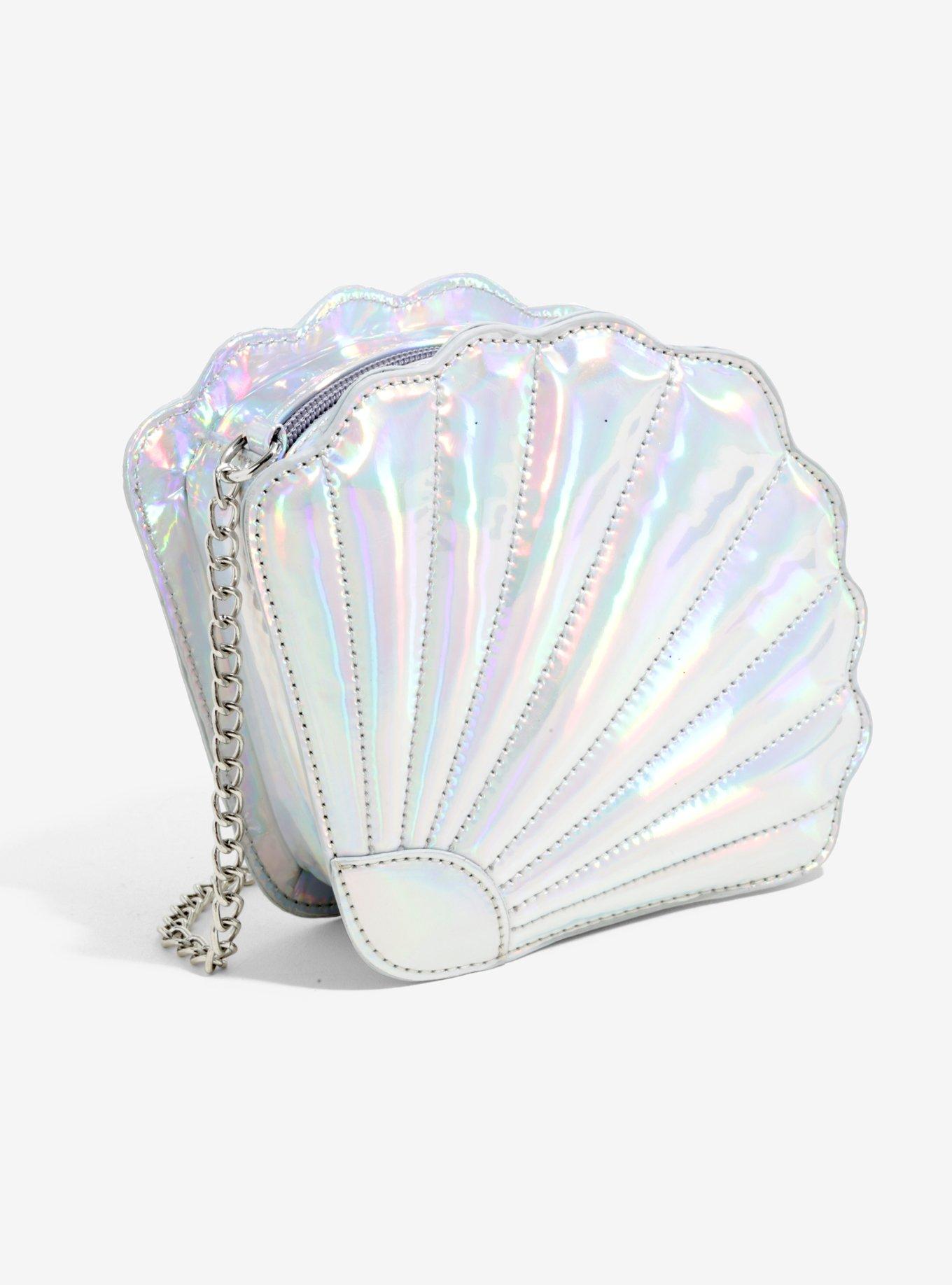 Seashell Holographic Crossbody Bag, , alternate