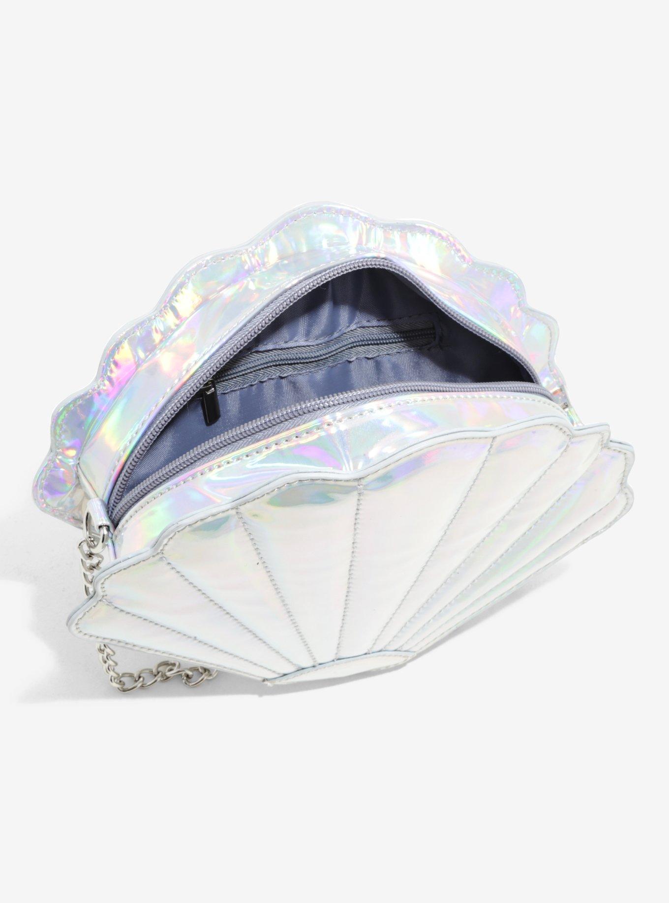 Seashell Holographic Crossbody Bag, , alternate