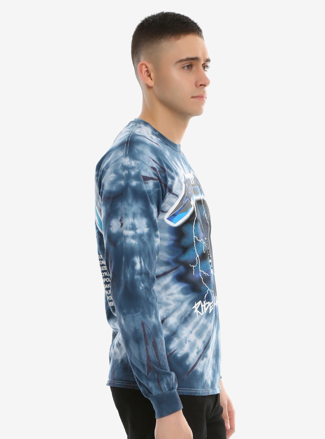 Metallica Ride The Lightning Tie Dye Long-Sleeve T-Shirt, , alternate