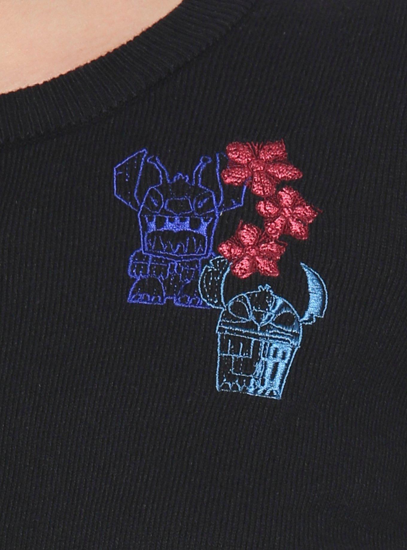 Disney Lilo & Stitch Tiki Flowers Crop Cardigan, , alternate