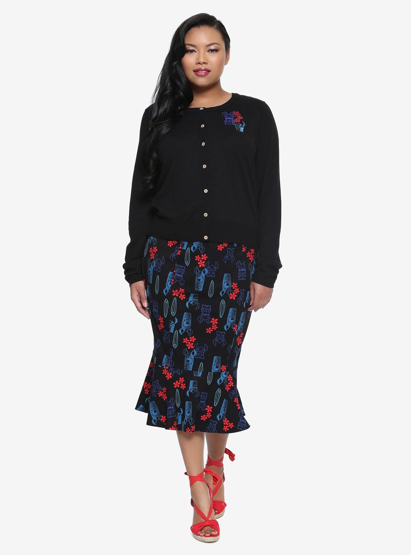 Disney Lilo & Stitch High-Waisted Wiggle Skirt Plus Size, , alternate