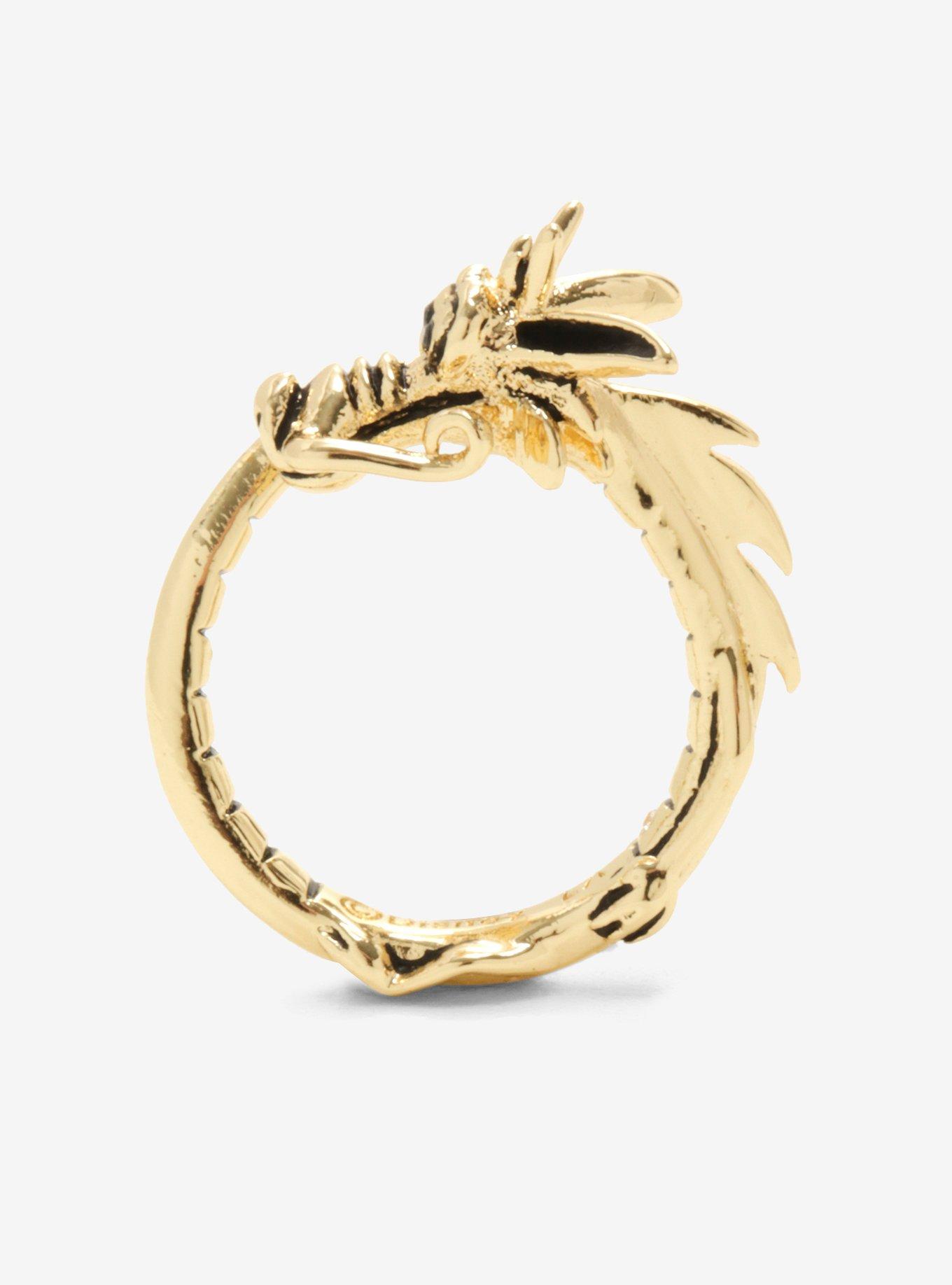 Disney Mulan Mushu Gold Ring, , alternate