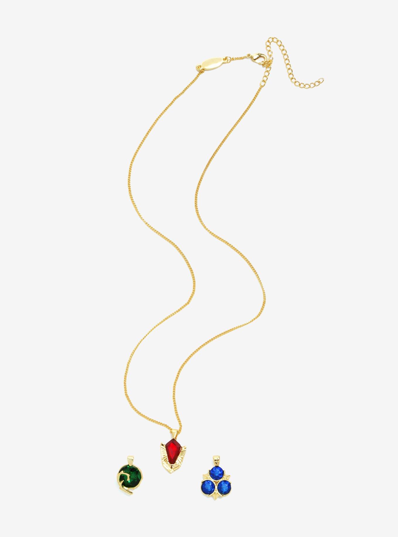 Nintendo The Legend Of Zelda Multi-Charm Stone Necklace - BoxLunch Exclusive, , alternate