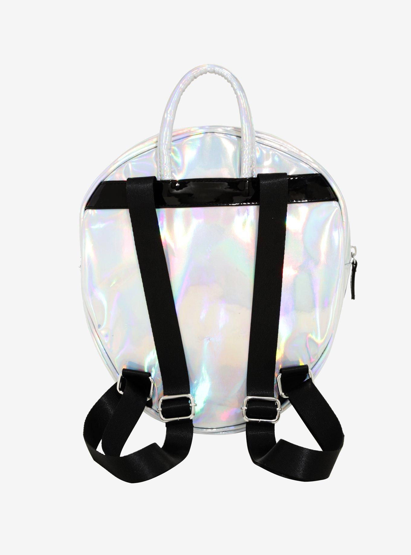 Iridescent Alien Head Backpack, , alternate