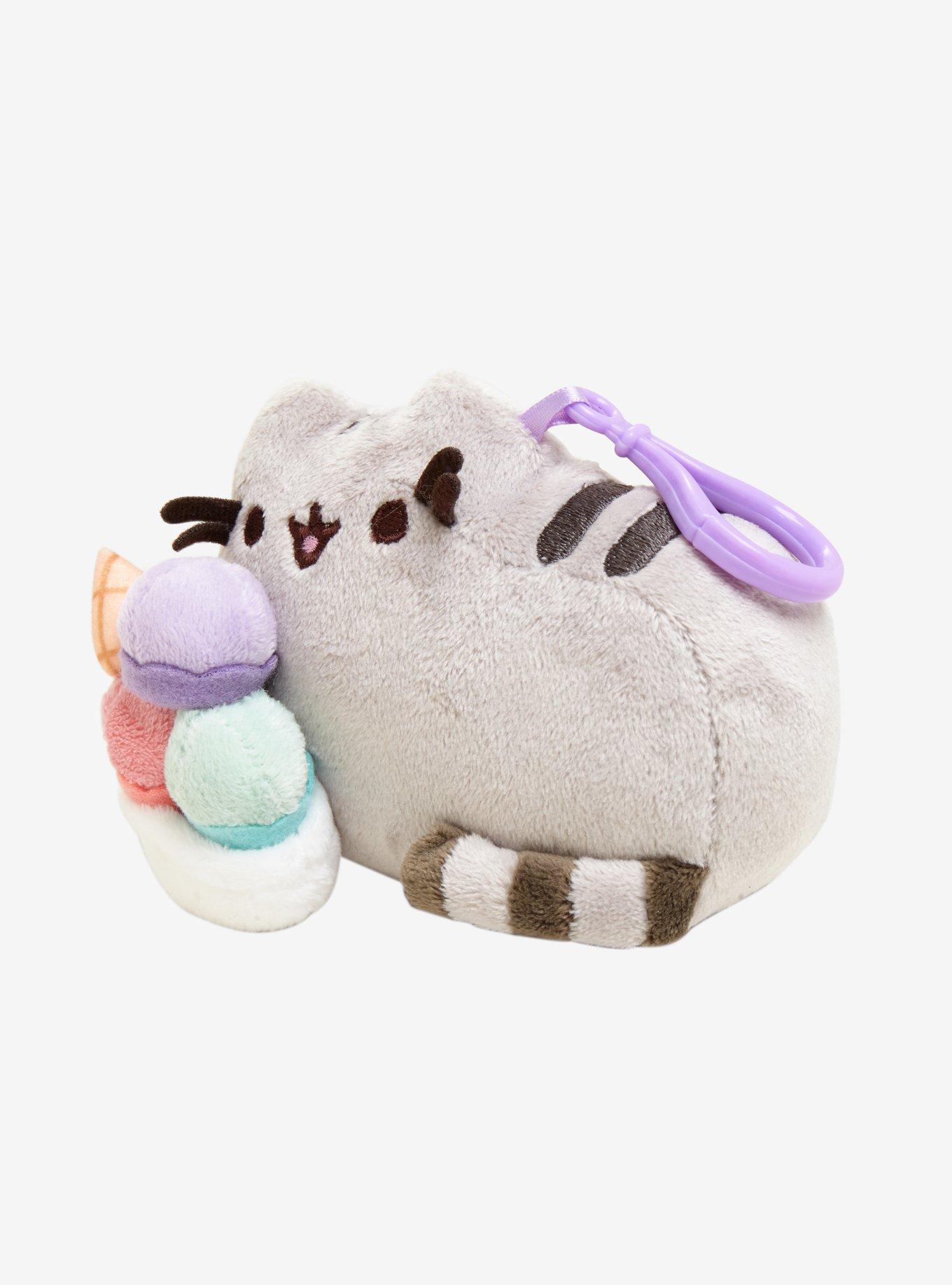 Pusheen Ice Cream Sundae Clip-On Plush, , alternate