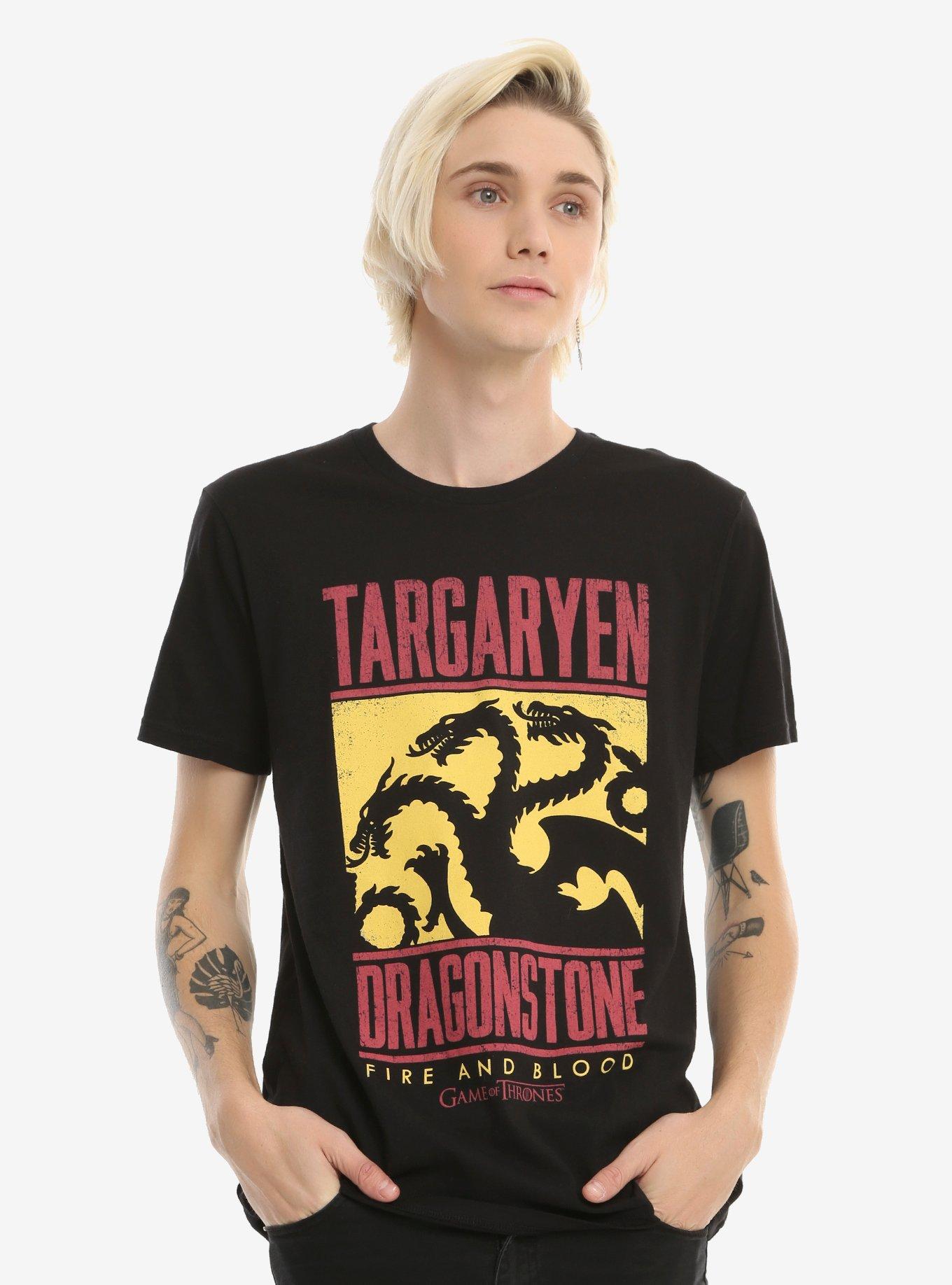 Game Of Thrones House Targaryen T-Shirt, , alternate