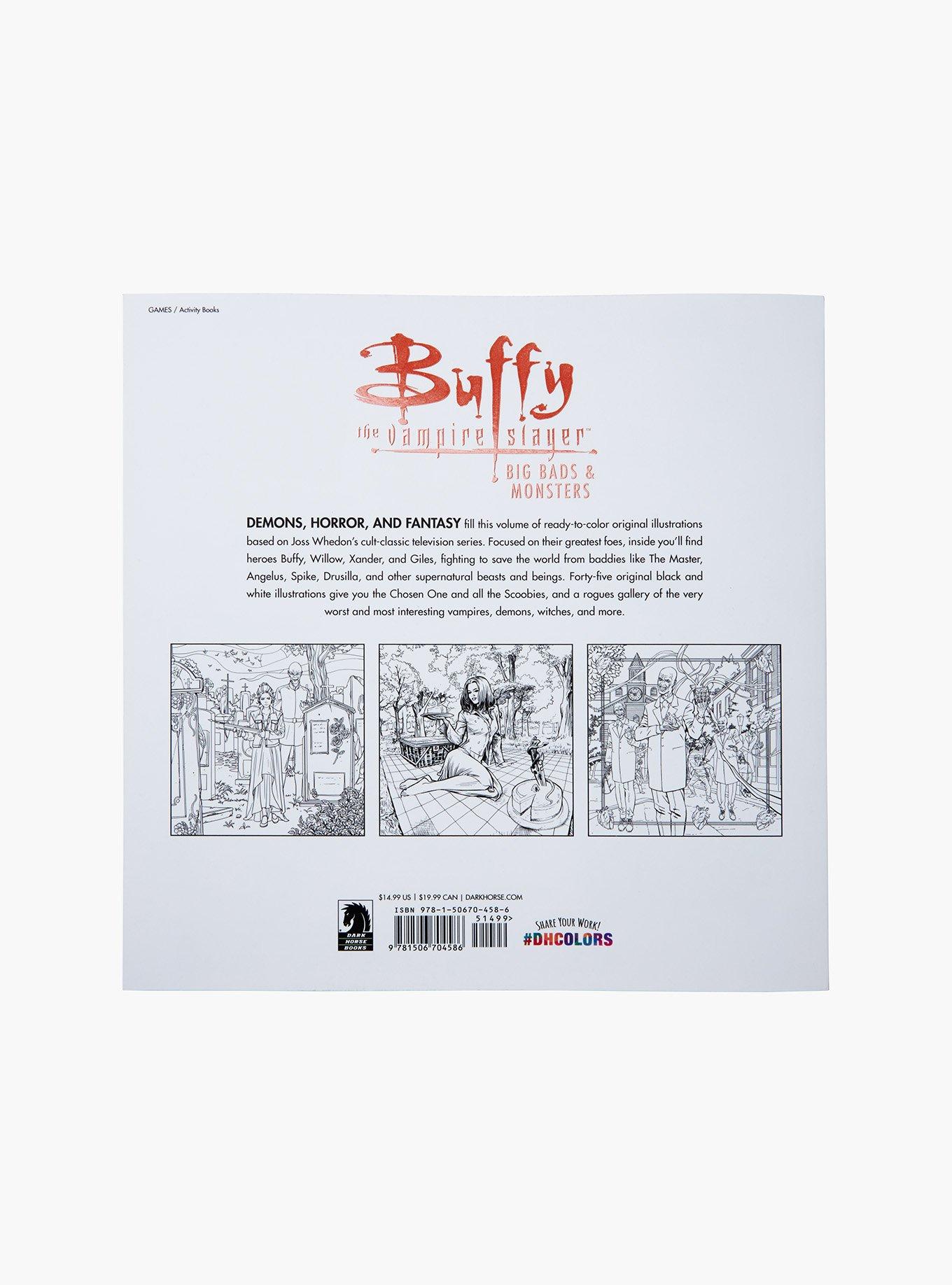Buffy The Vampire Slayer: Big Bads & Monsters Adult Coloring Book, , alternate