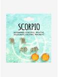 Scorpio Zodiac Earring Set, , alternate