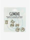 Gemini Zodiac Earring Set, , alternate