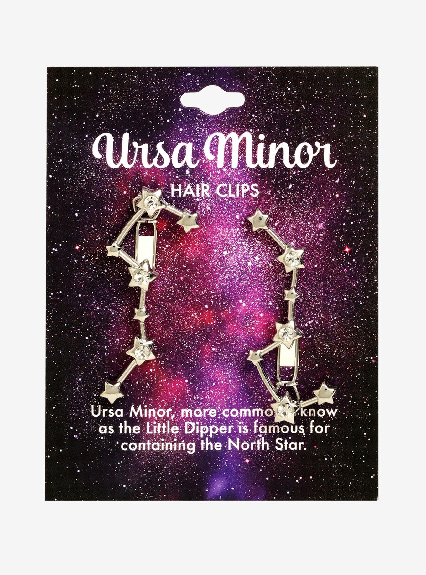 Ursa Minor Constellation Hair Clips, , alternate