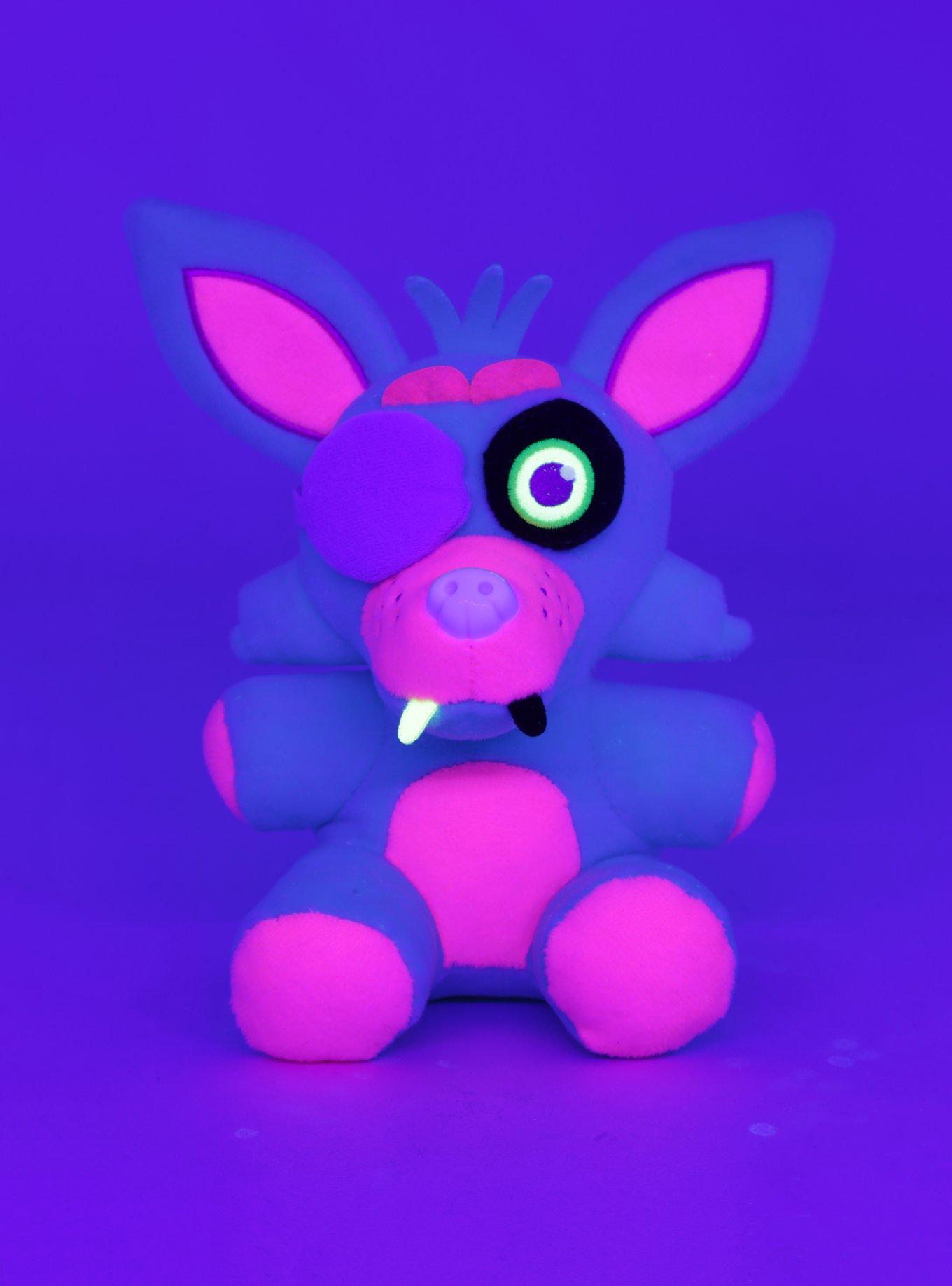 Funko Five Nights At Freddy's Blacklight Plushies Foxy (Blue) Collectible Plush, , alternate