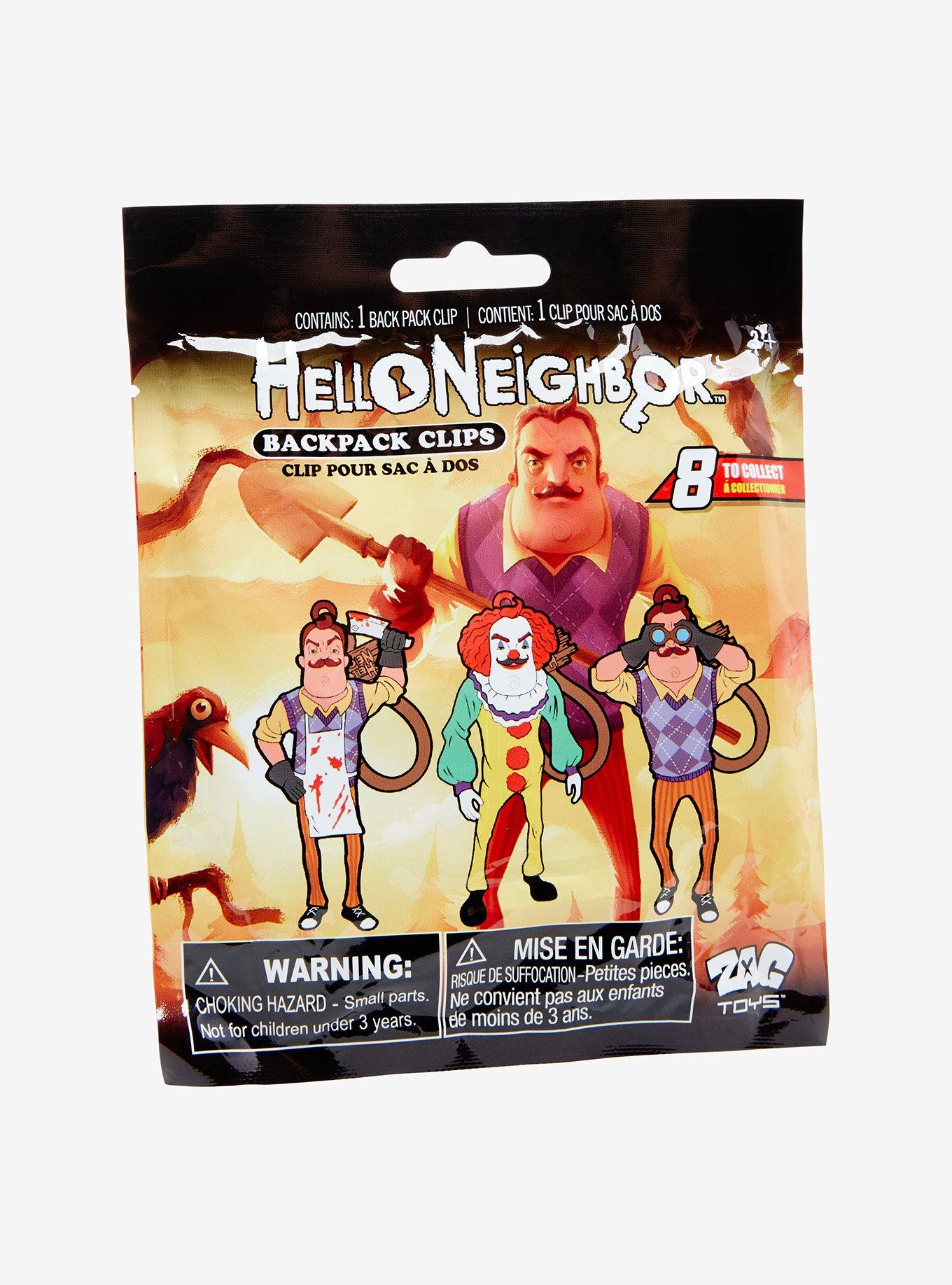 Hello Neighbor Backpack Clips Blind Bag Clip-On Figure, , alternate