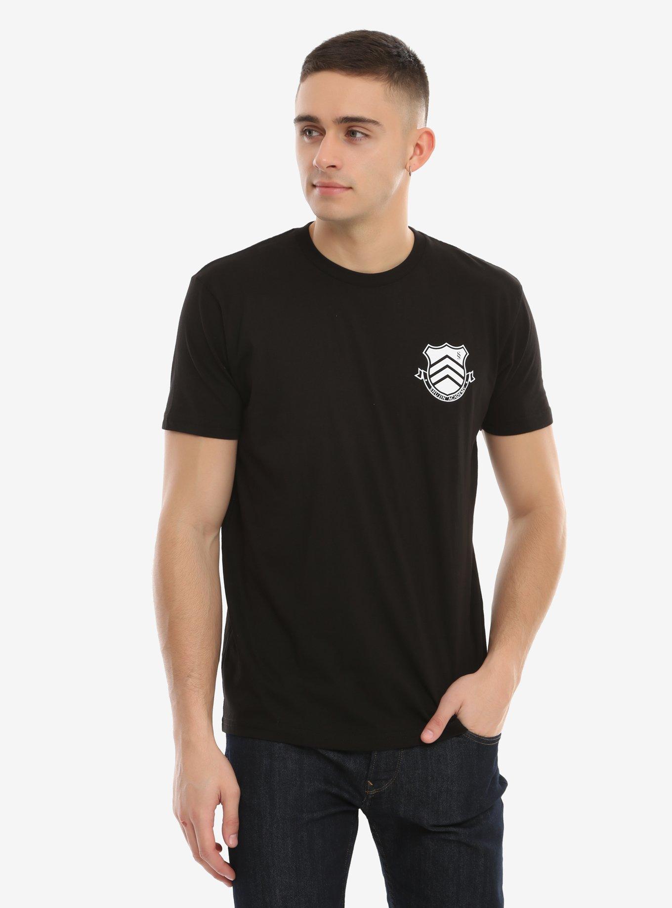 Persona 5 Shujin Academy Crest T-Shirt, , alternate