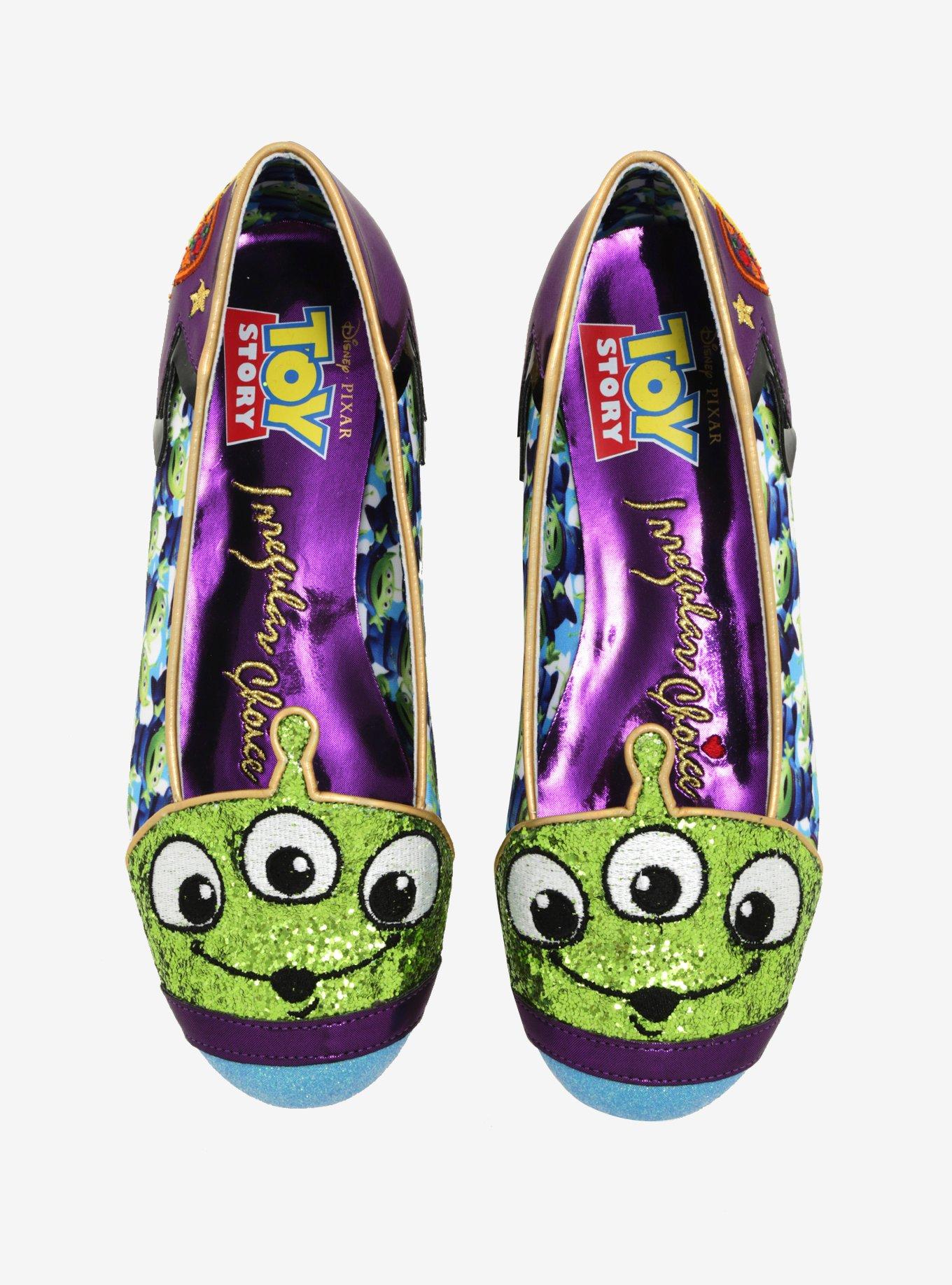 Irregular Choice Disney Pixar Toy Story Aliens Flats, , alternate