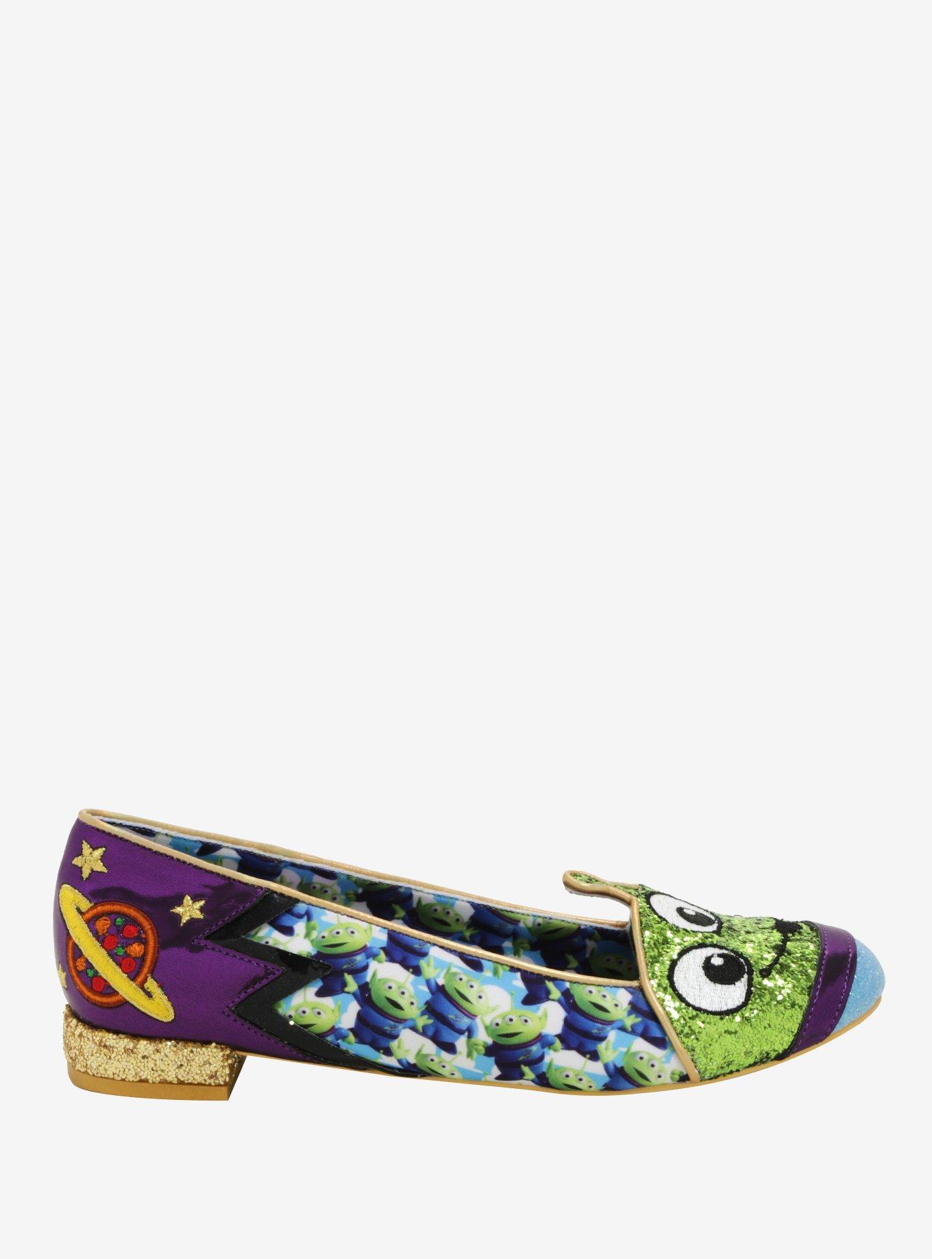 Irregular Choice Disney Pixar Toy Story Aliens Flats, , alternate