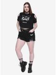 BlackCraft Destroyed Patch Shorts Plus Size Hot Topic Exclusive, , alternate