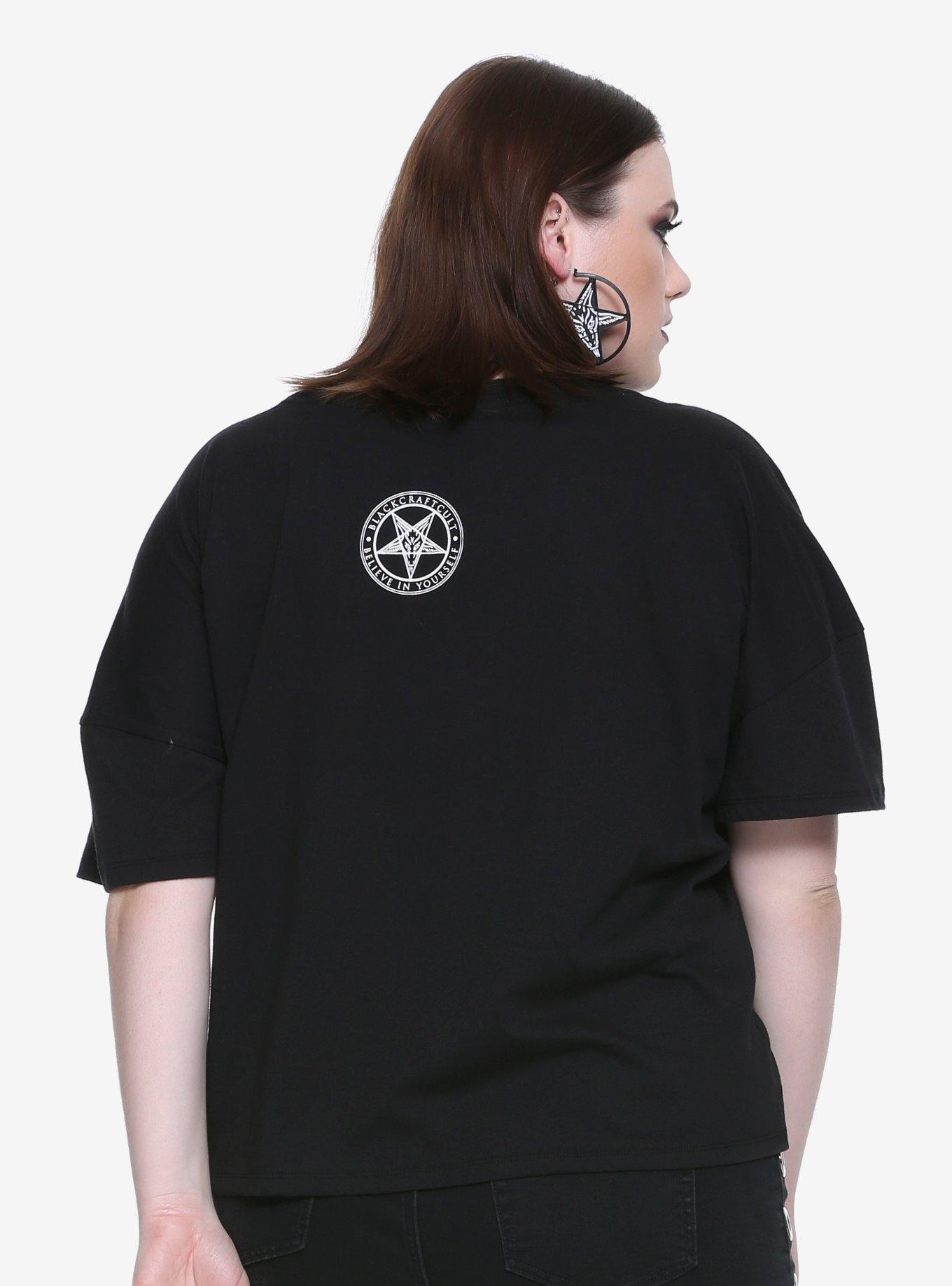 BlackCraft Hook & Eye Closure Girls Top Plus Size Hot Topic Exclusive, , alternate