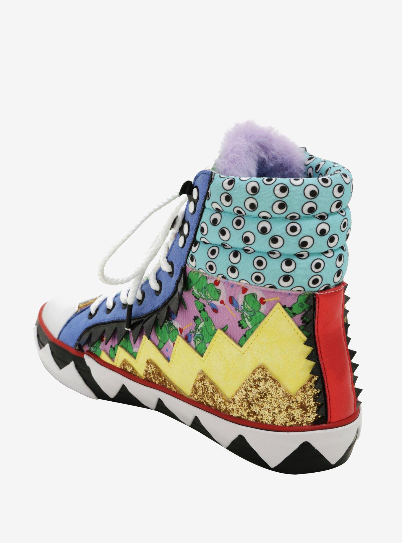 Irregular Choice Disney Pixar Toy Story Rex High Tops, , alternate