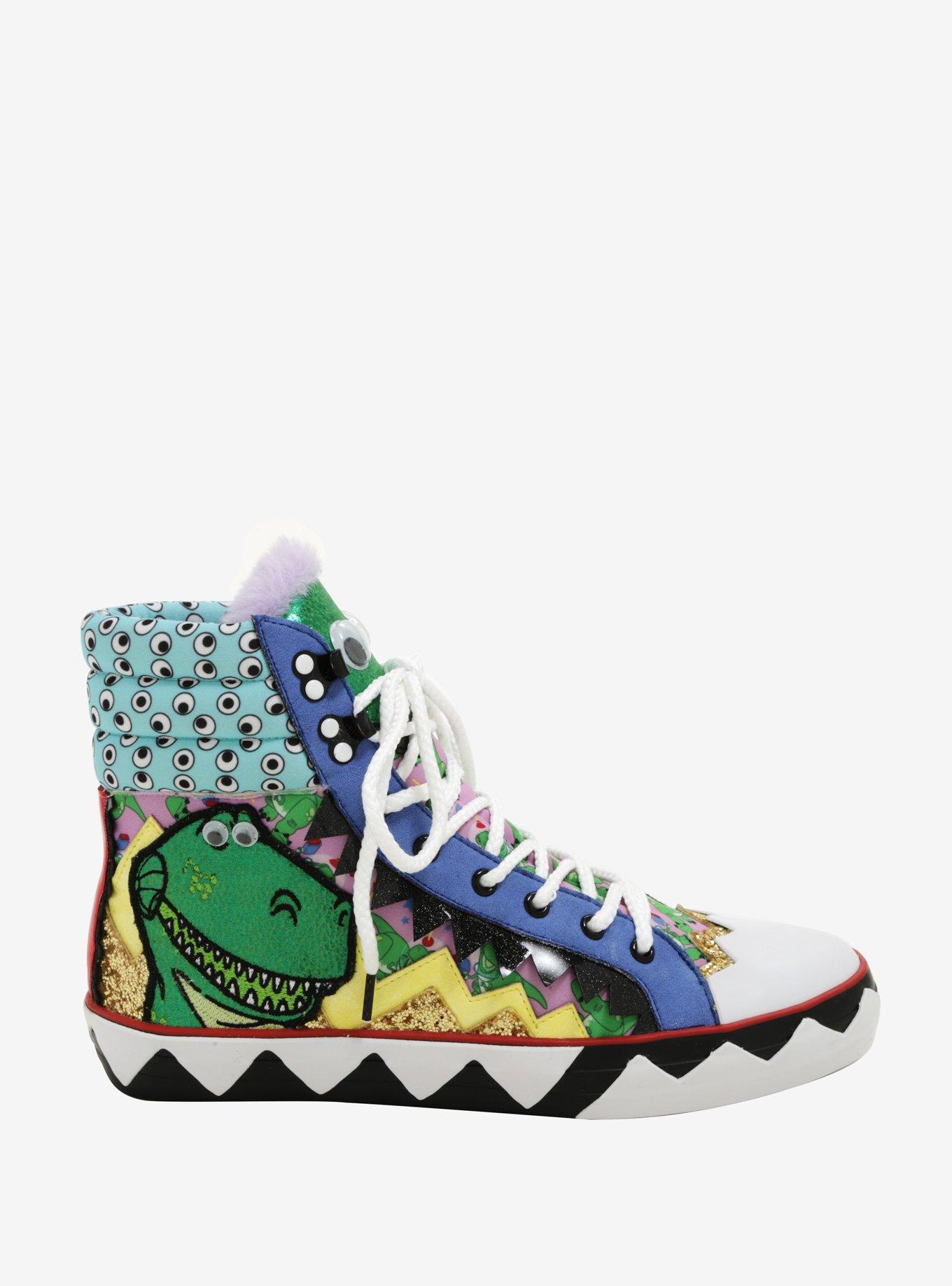 Irregular Choice Disney Pixar Toy Story Rex High Tops, , alternate