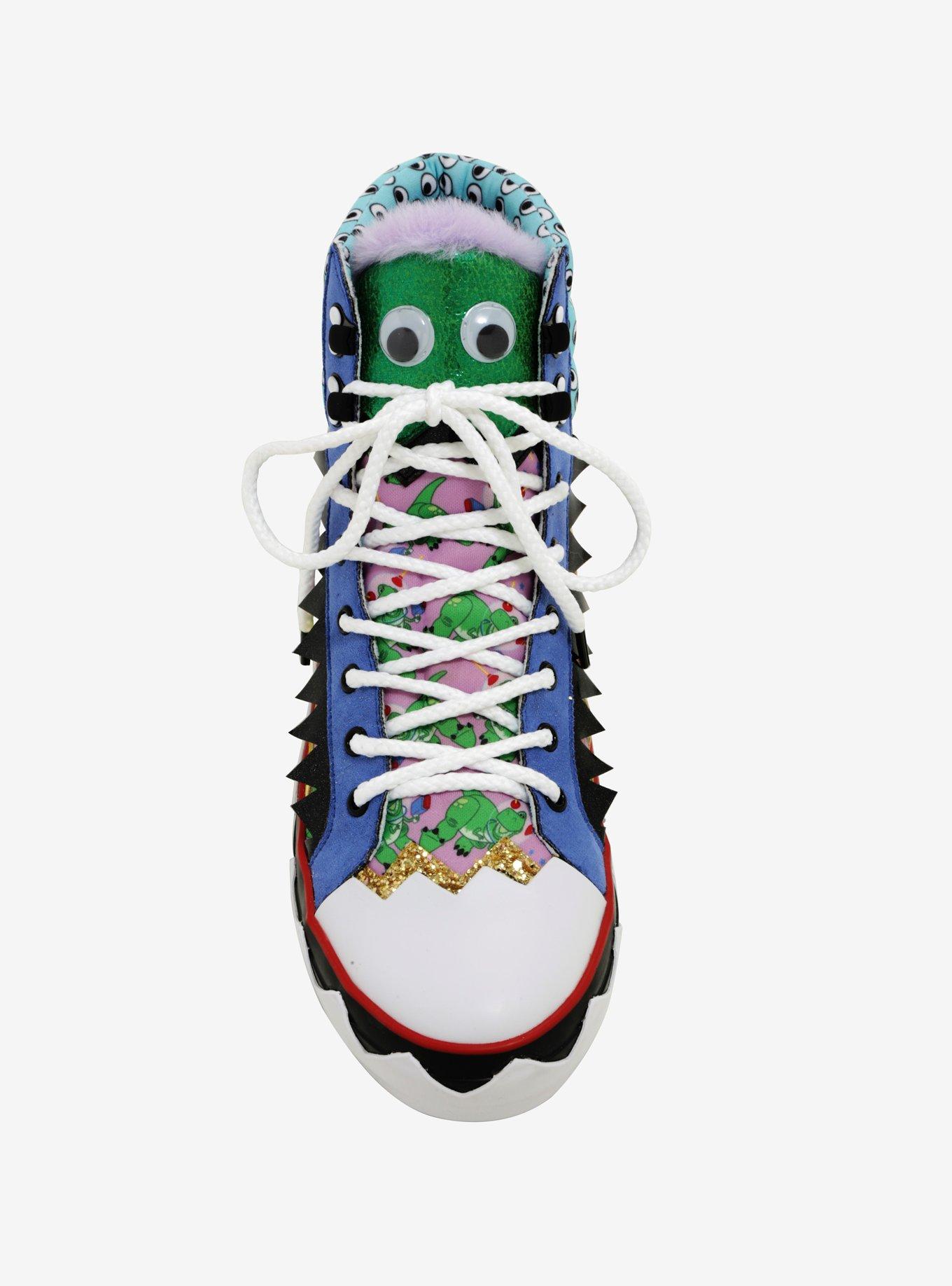 Irregular Choice Disney Pixar Toy Story Rex High Tops, , alternate