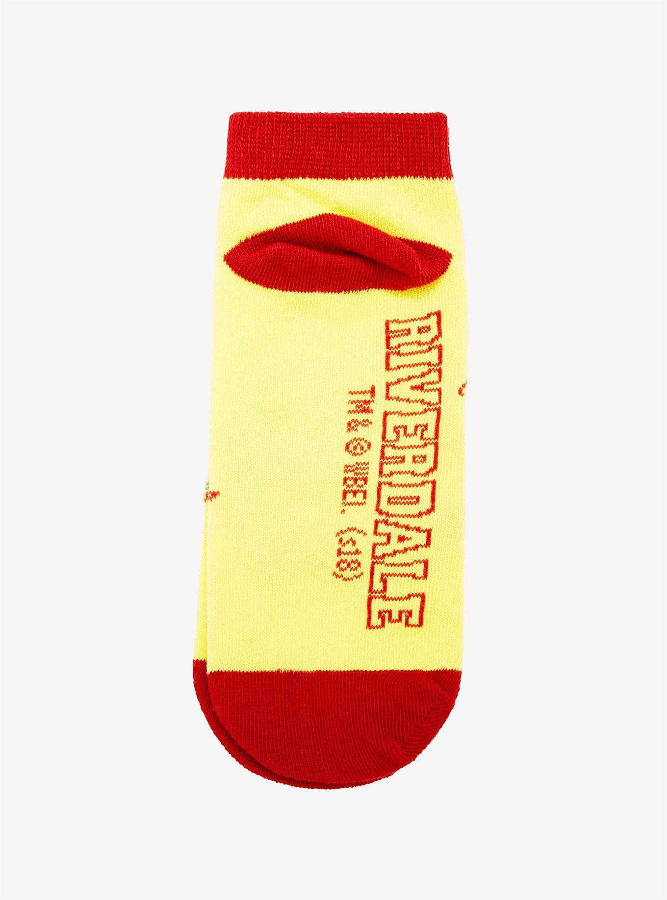 Riverdale Pop's Logo No-Show Socks Hot Topic Exclusive, , alternate