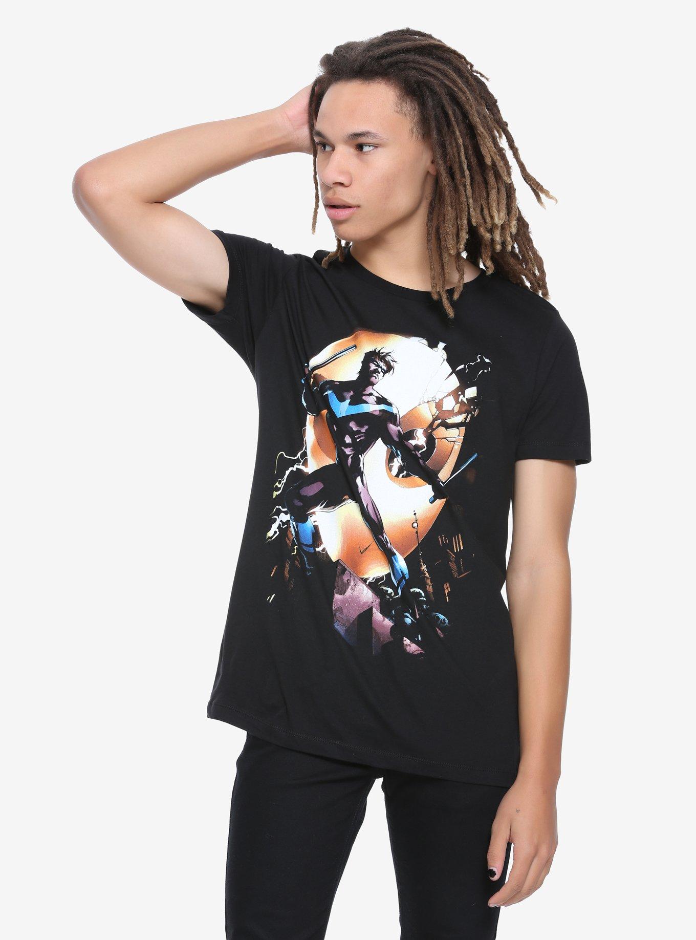 DC Comics Nightwing Rooftop T-Shirt, , alternate