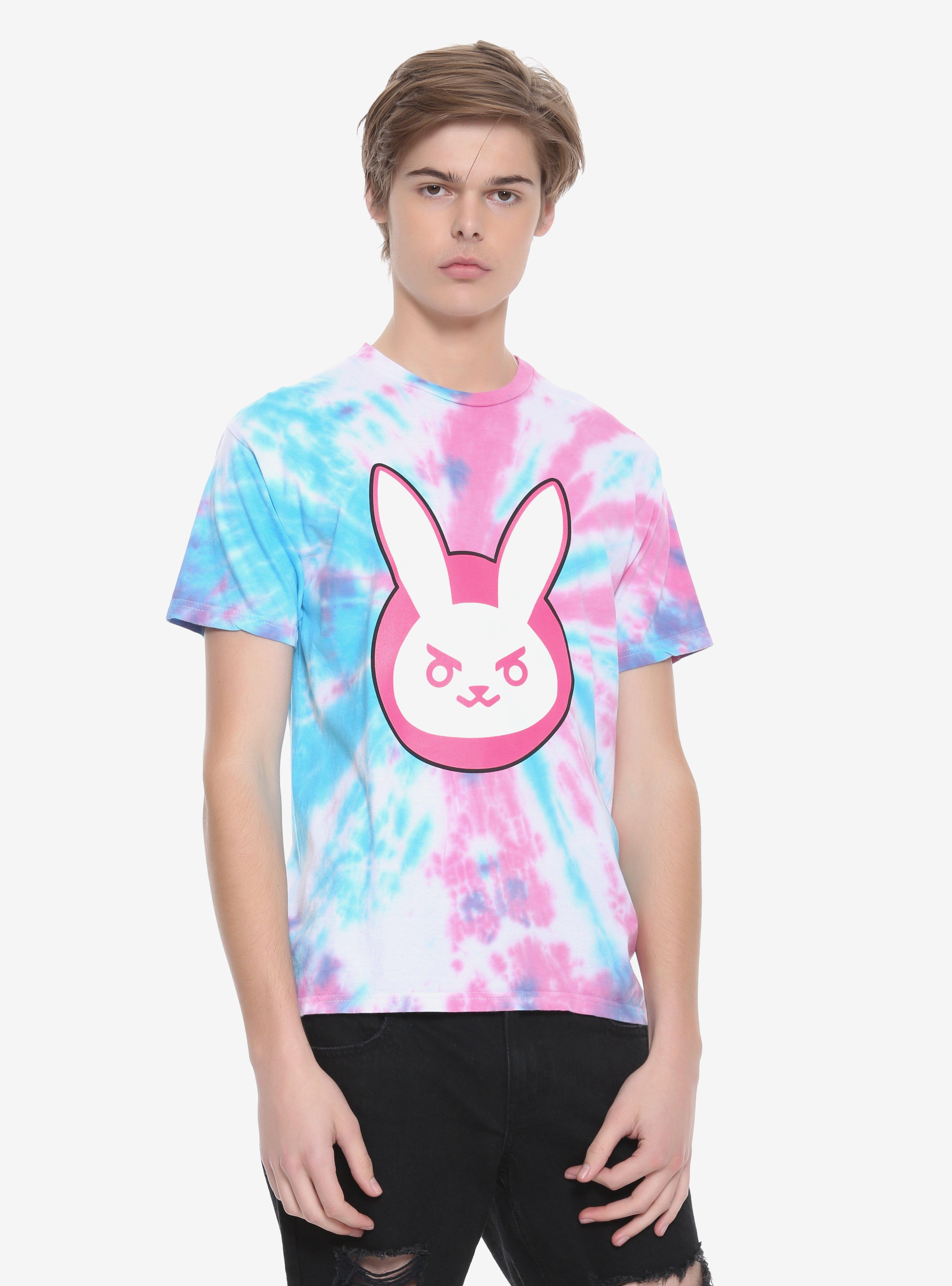 Overwatch D.Va Tie-Dye T-Shirt, TIE DYE, alternate