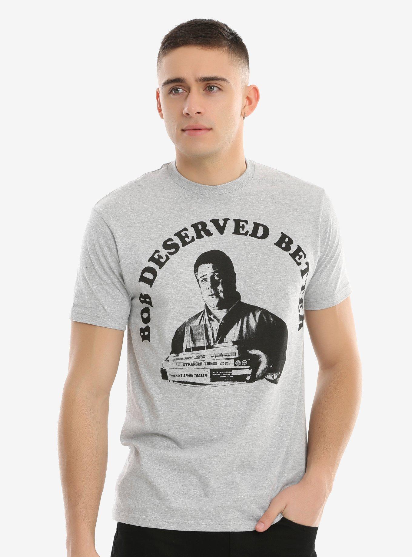 Stranger Things Bob Deserved Better T-Shirt, , alternate