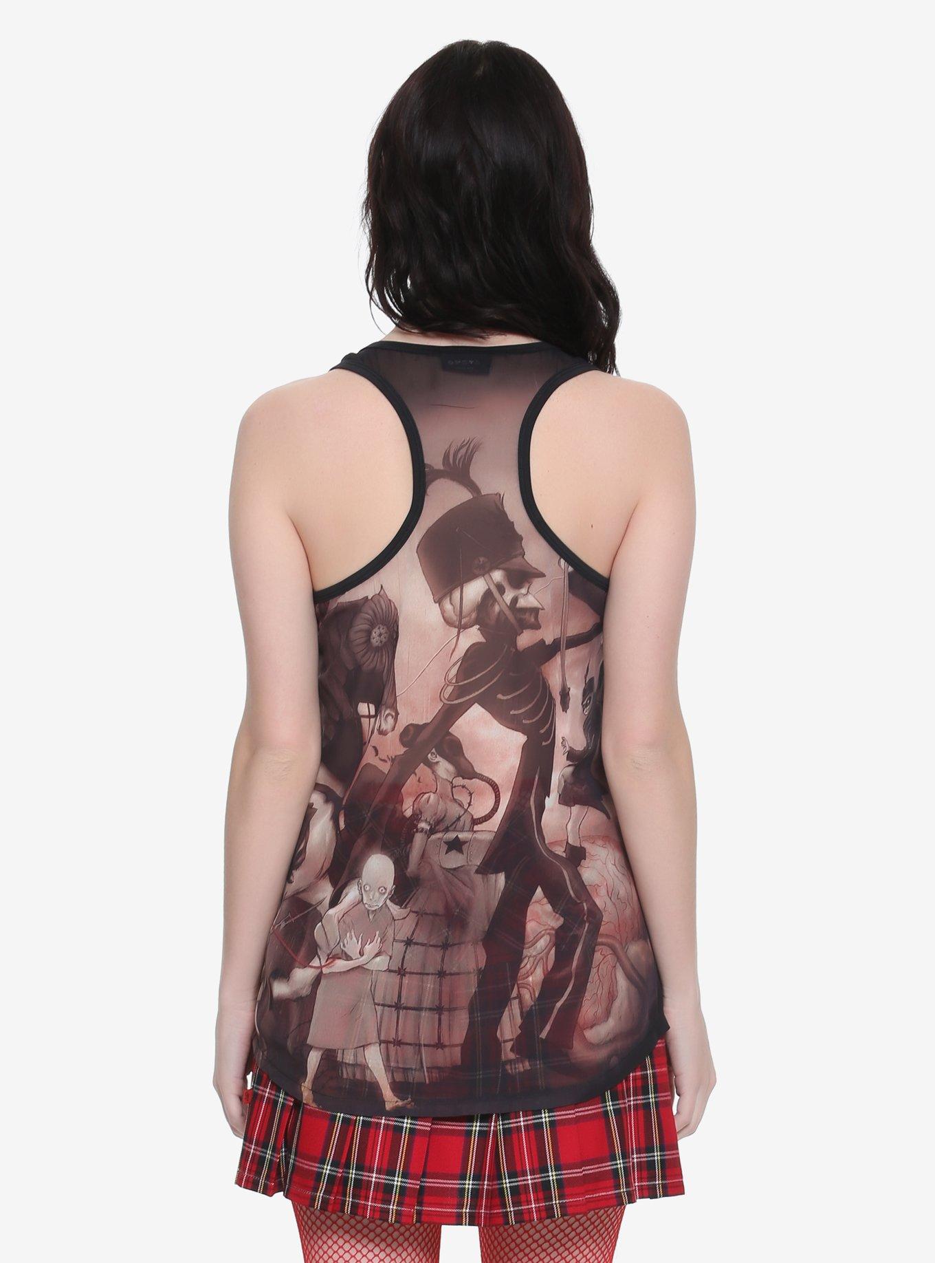 My Chemical Romance Black Parade Chiffon Back Girls Tank Top, , alternate