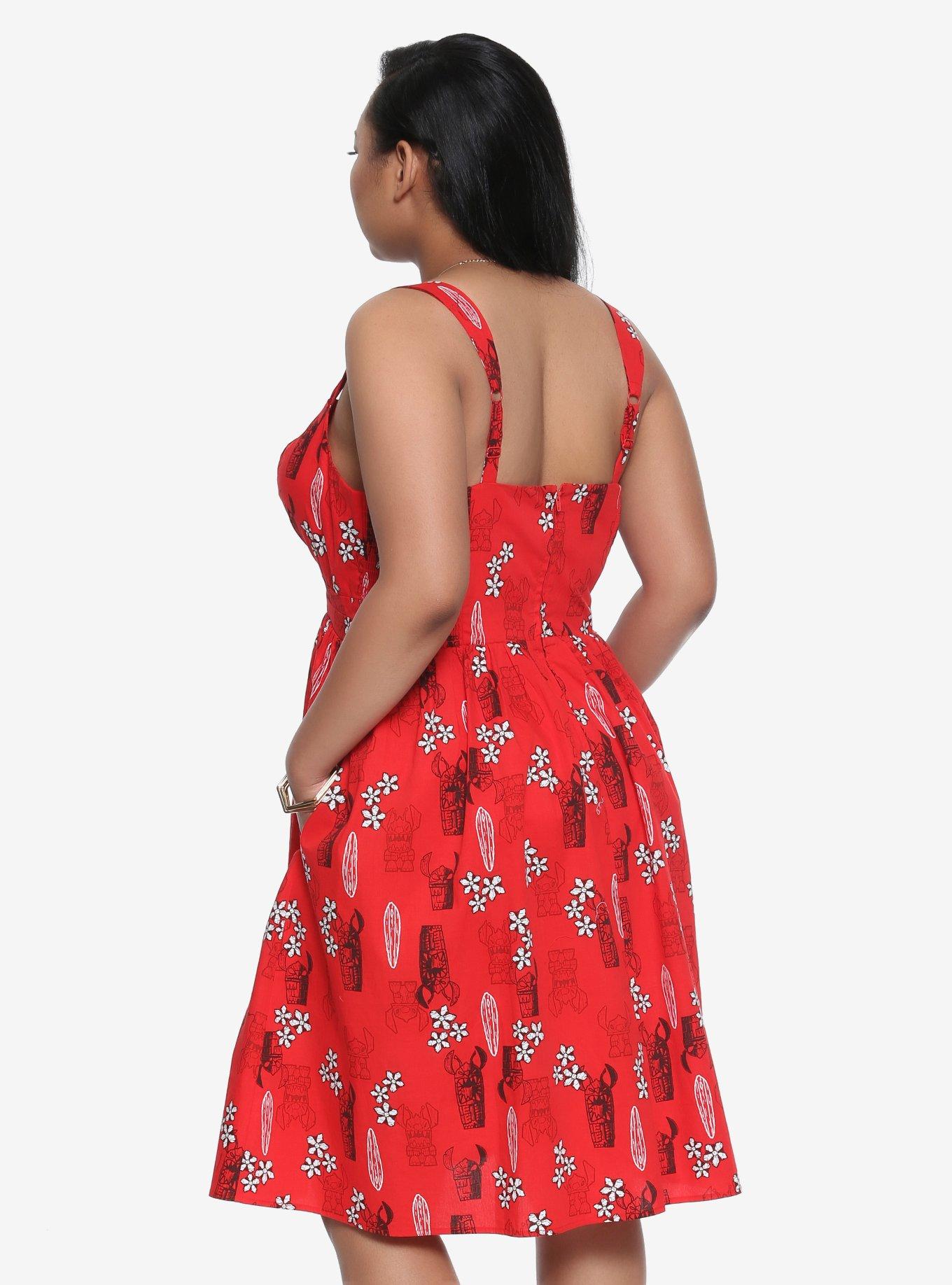 Disney Lilo & Stitch Retro Cut-Out Dress Plus Size, , alternate