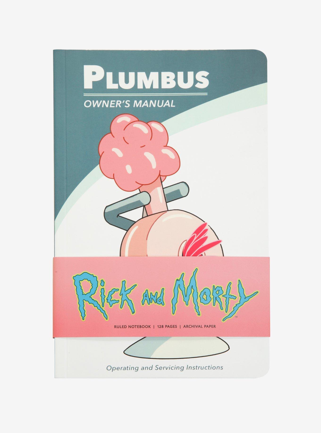 Rick And Morty Plumbus Owner's Manual Journal, , alternate