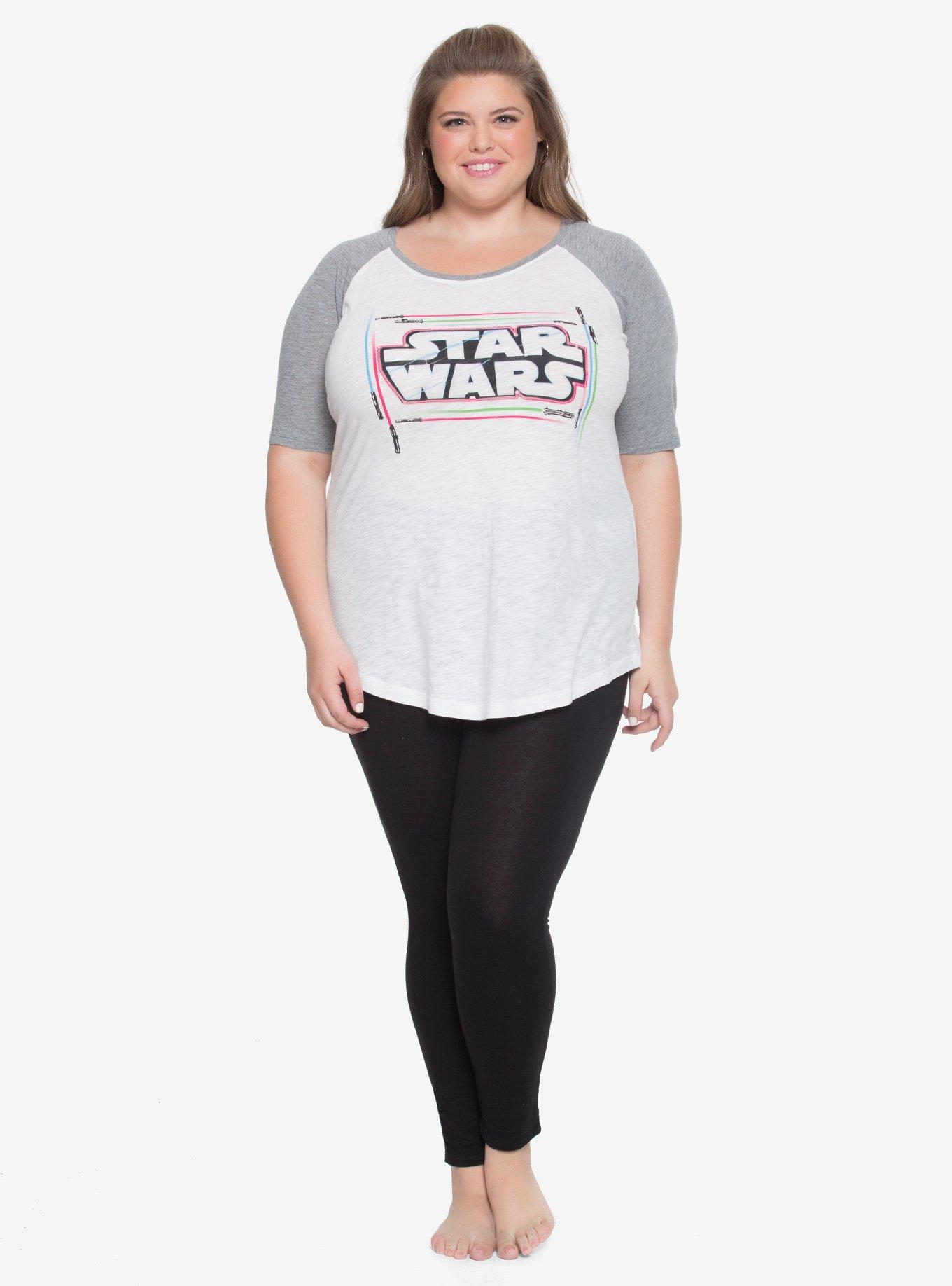 Star Wars Lightsaber Lounge Shirt Plus Size, , alternate