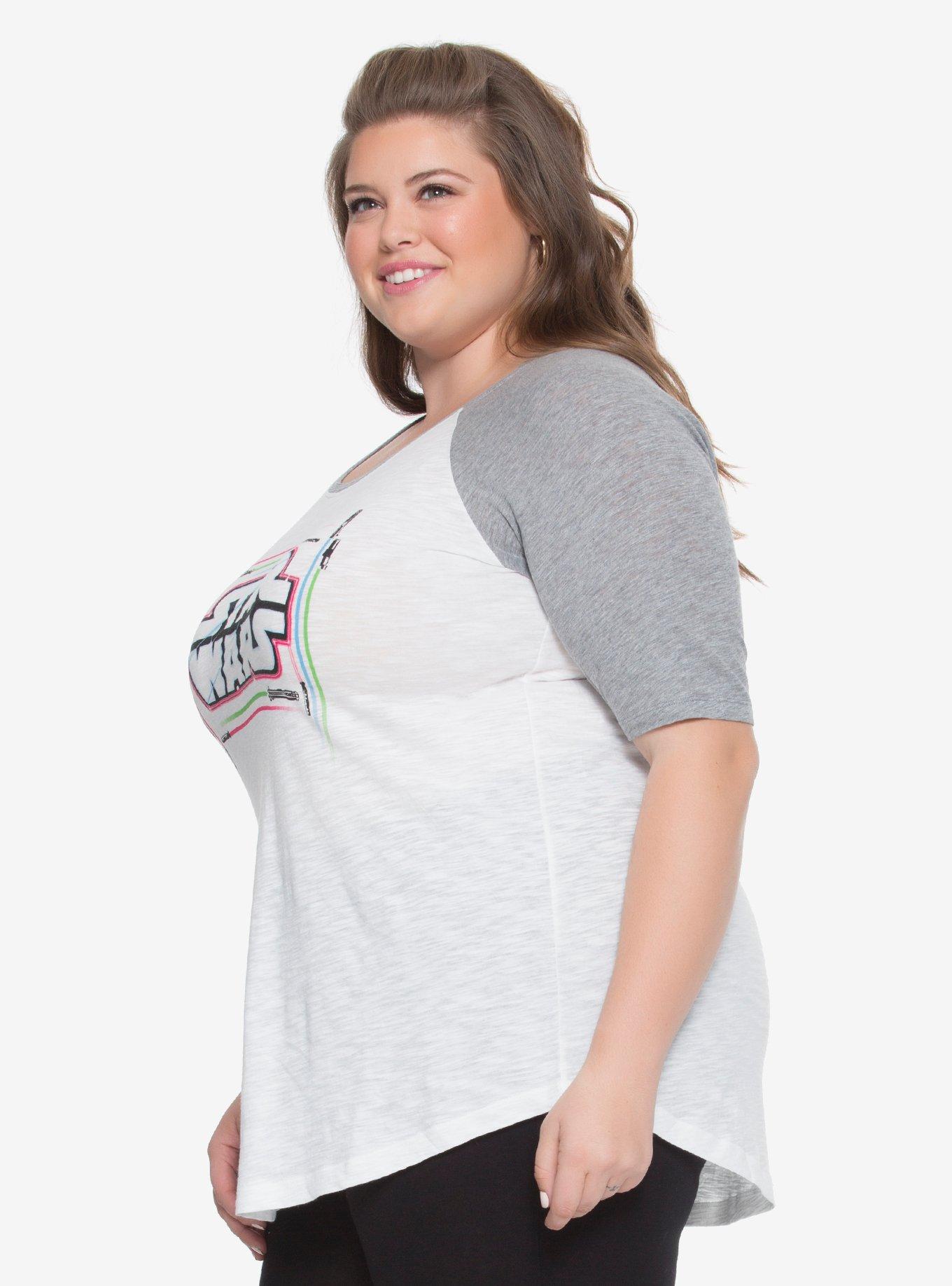 Star Wars Lightsaber Lounge Shirt Plus Size, , alternate