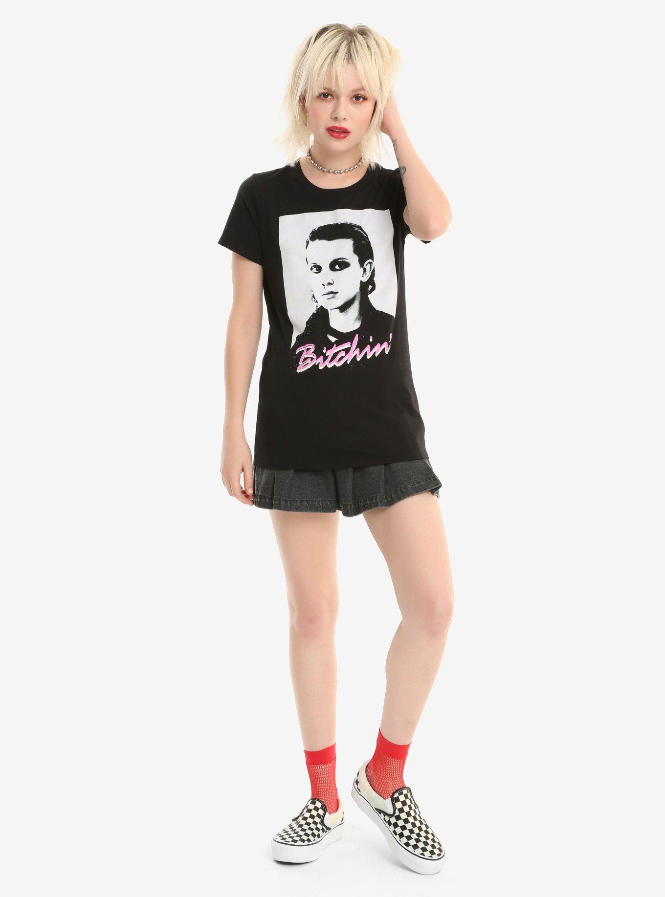 Stranger Things Eleven Bitchin' Girls T-Shirt, , alternate