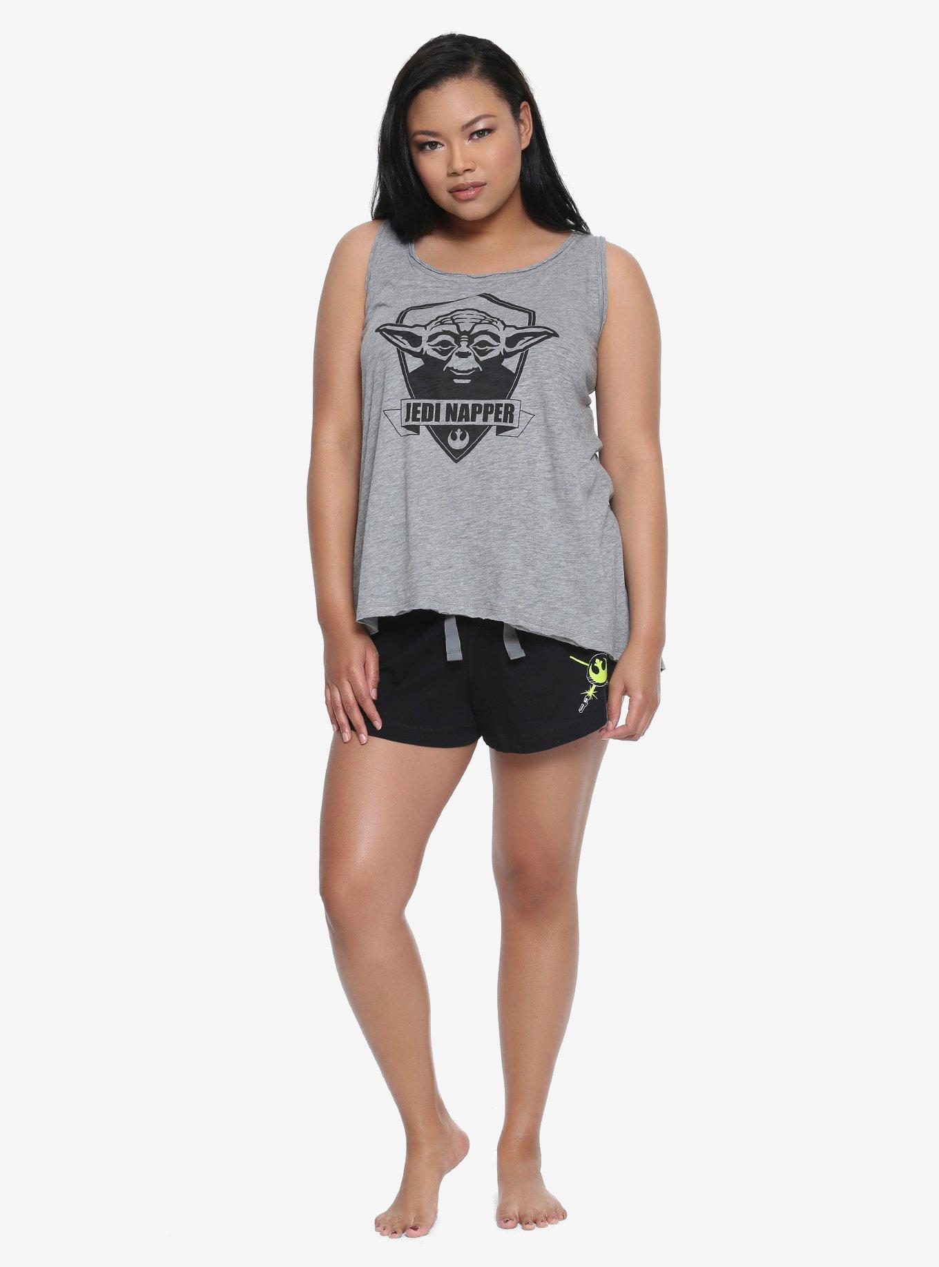 Star Wars Yoda Lounge Tank Plus Size, , alternate
