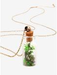 Green Flower Bottled Necklace - BoxLunch Exclusive, , alternate
