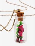 Red Flower Bottled Necklace - BoxLunch Exclusive, , alternate