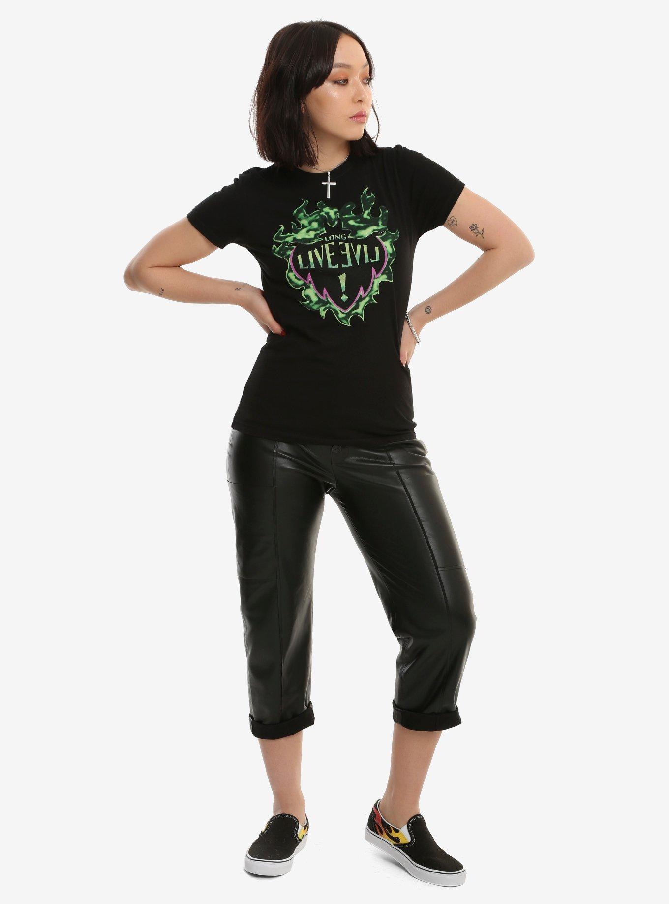 Disney Descendants 2 Long Live Evil Girls T-Shirt, BLACK, alternate