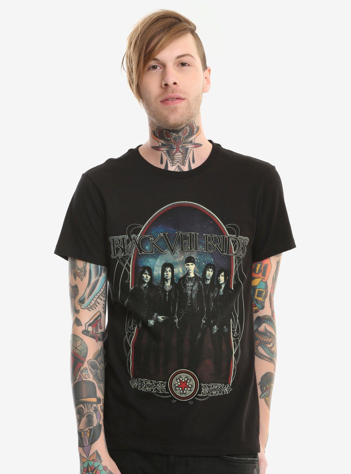 Black Veil Brides Leather Jackets T-Shirt, , alternate