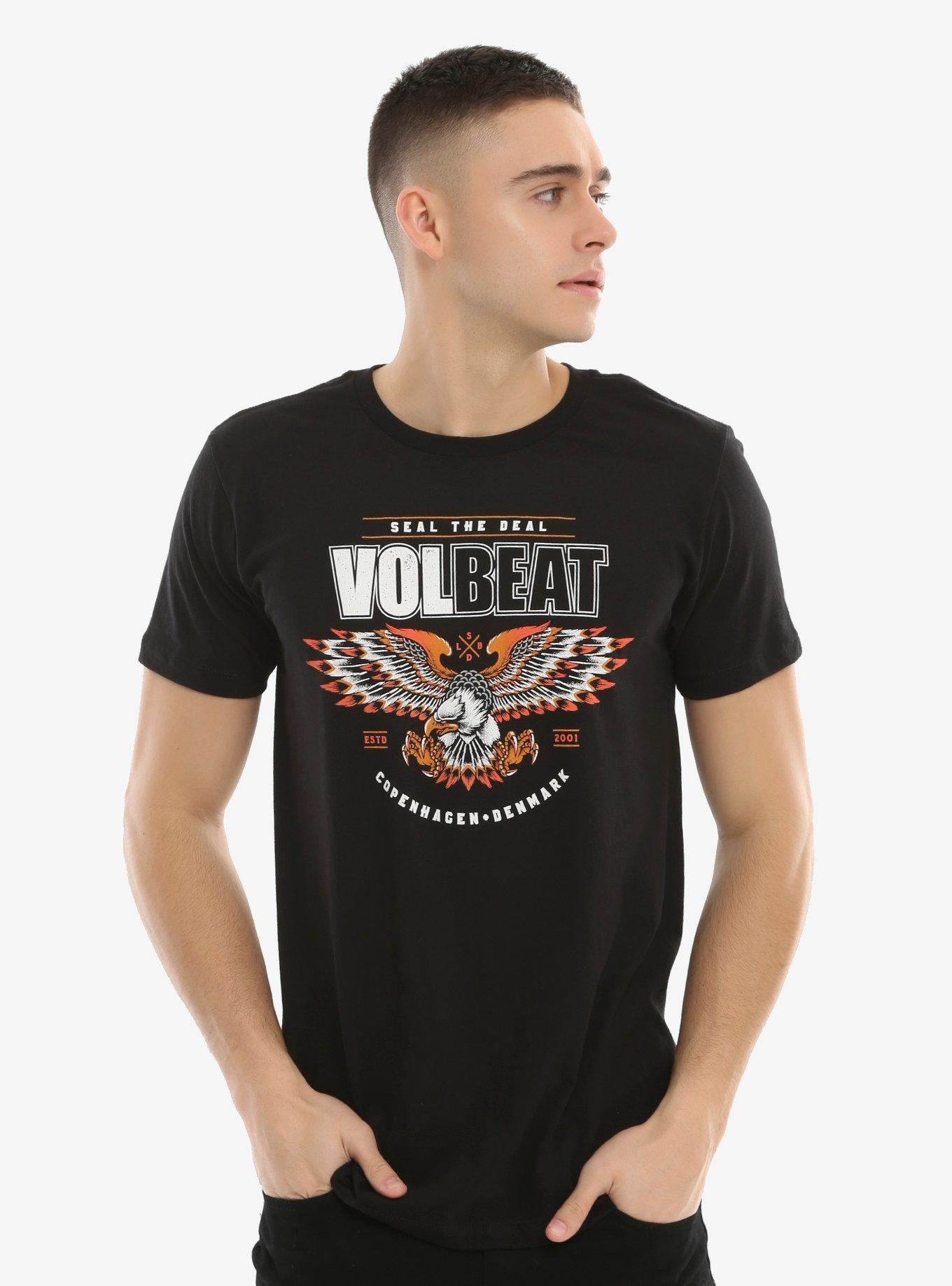 Volbeat Seal The Deal Eagle Logo T-Shirt, , alternate