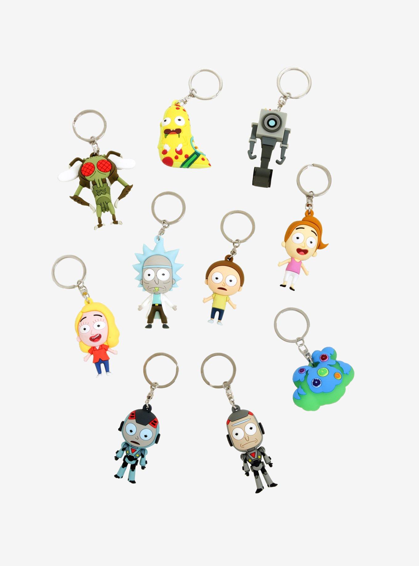 Rick And Morty Series 1 Blind Bag Key Chain, , alternate