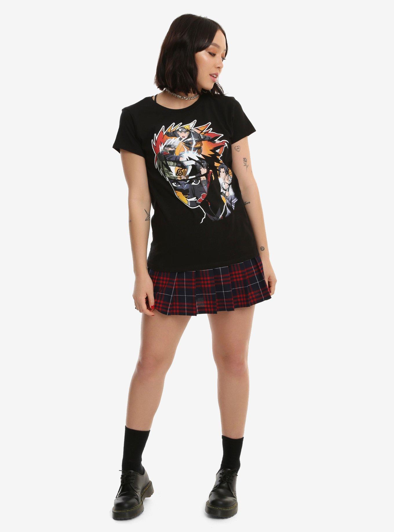 Naruto Shippuden Photo Fill Face Girls T-Shirt, , alternate